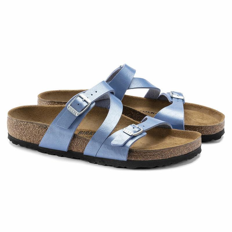 Birkenstock Salina Graceful Birko-flor Sandaler Dame Blå | DK 355CTV